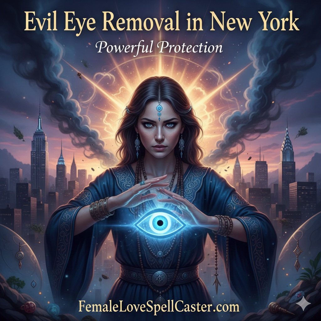 Evil Eye Removal by female love spell caster