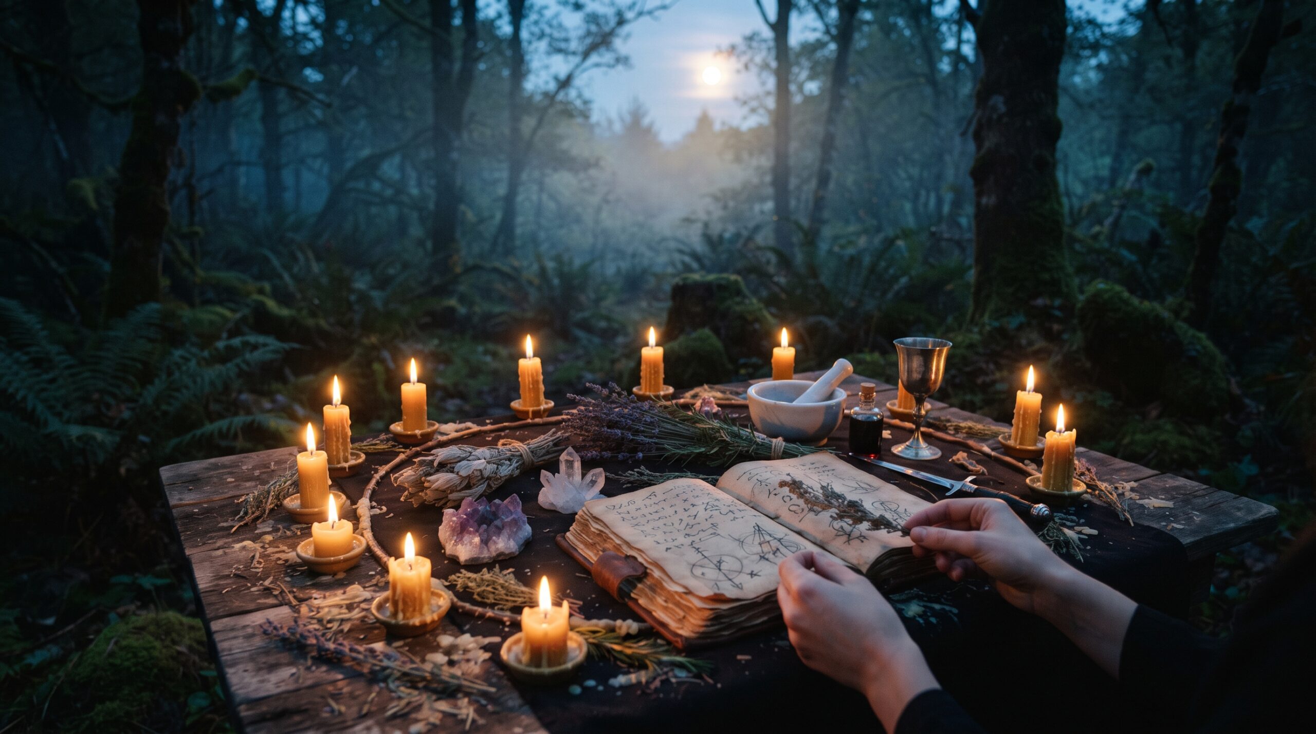 spiritual healing retreat peaceful setting