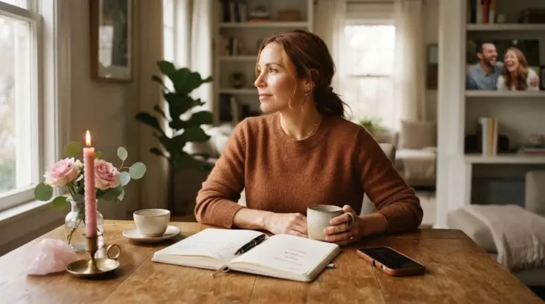 Woman waiting and reflecting during a reunion spell process