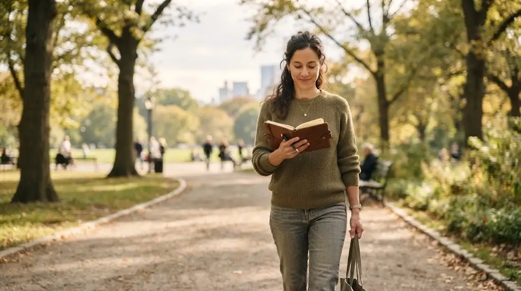 Woman taking time for personal healing during no contact after a breakup