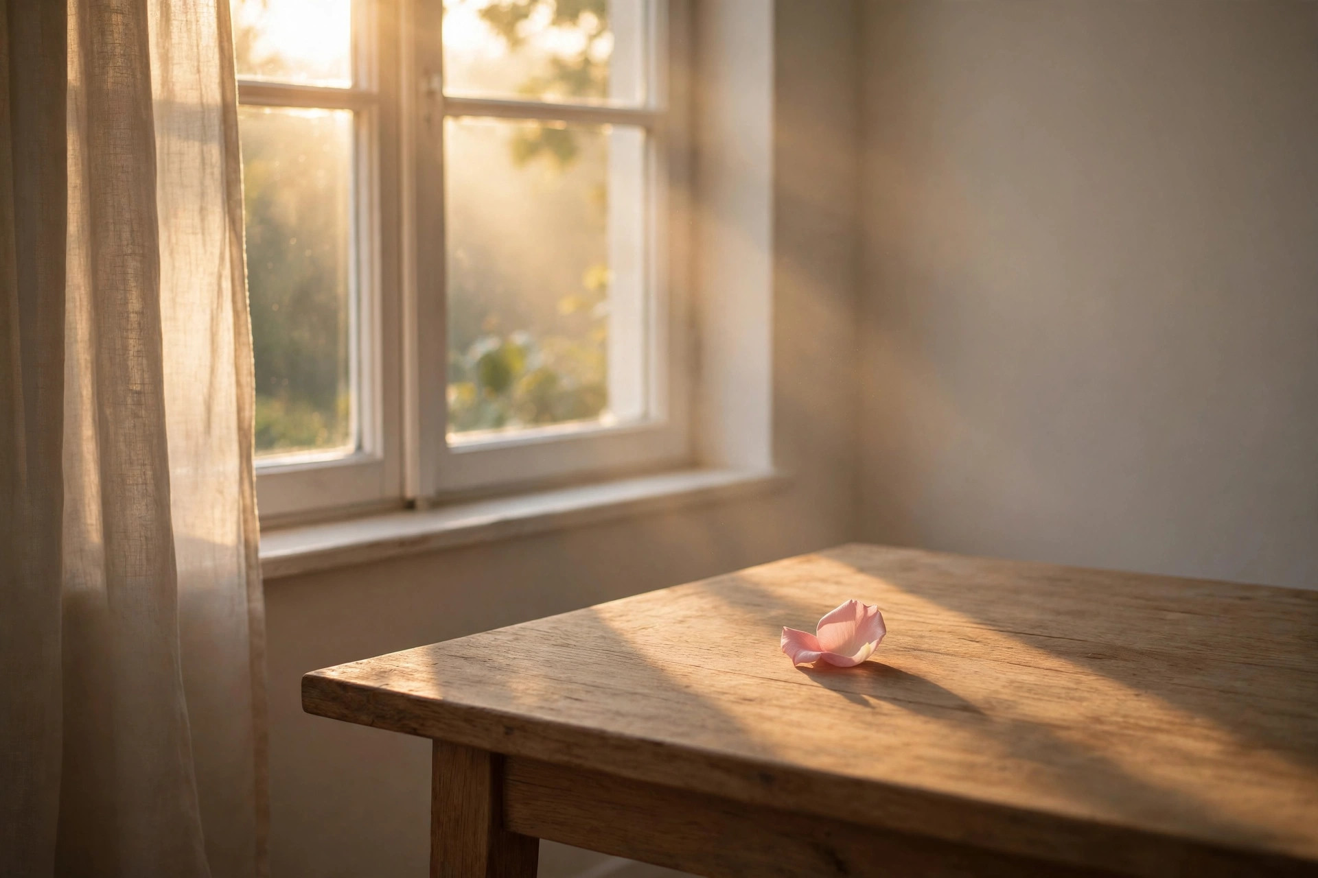 Peaceful morning light symbolising patience and hope after a love ritual